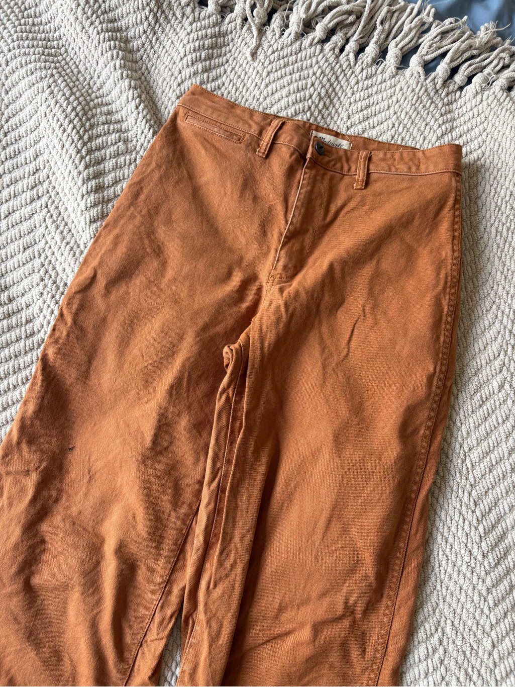 Madewell Women's Rust Orange Jeans